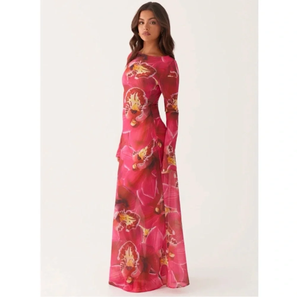Peppermayo Floral Long Sleeve Maxi Dress - Picture 13 of 15